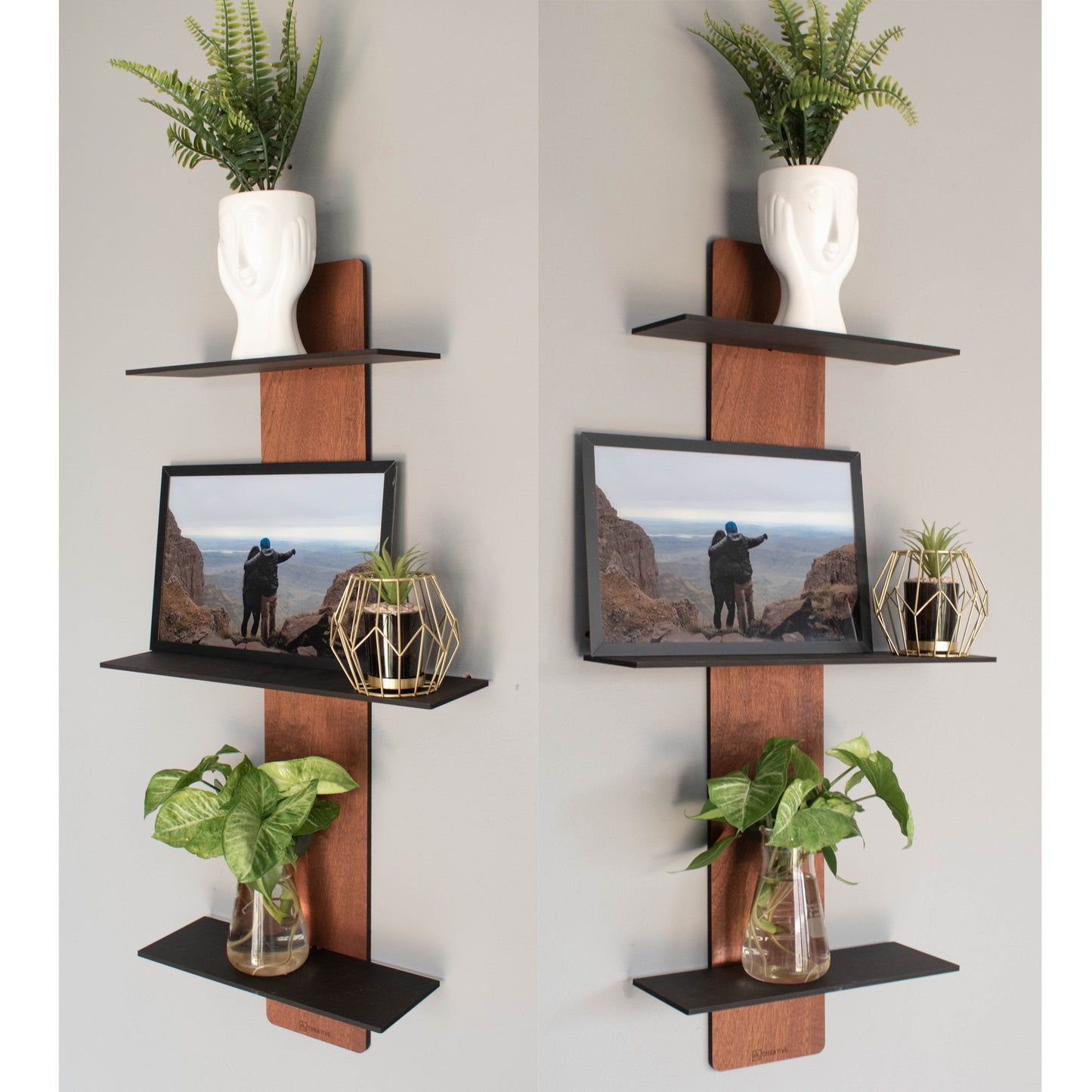 Triplet Wall Display Shelf