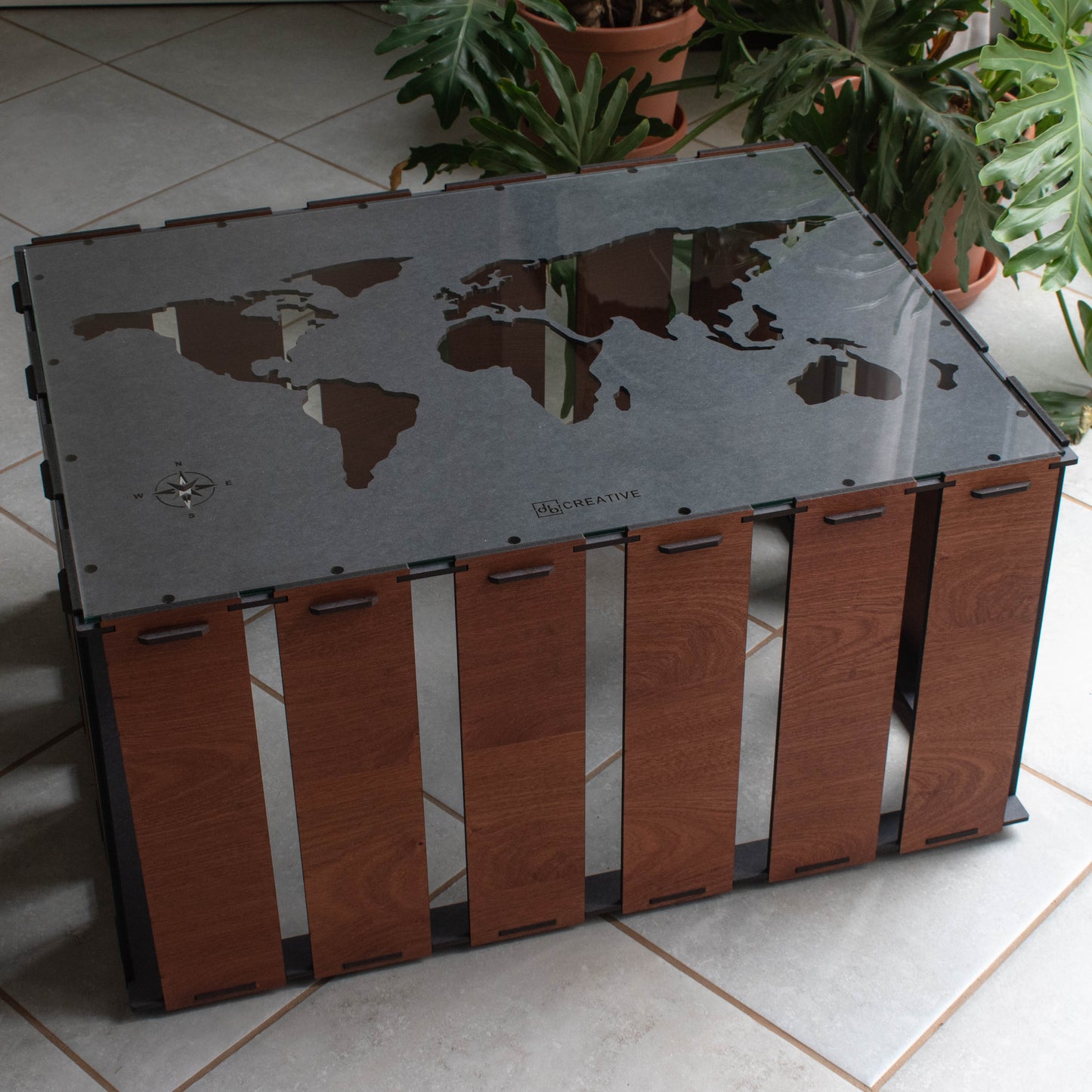 World Map Coffee Table 2